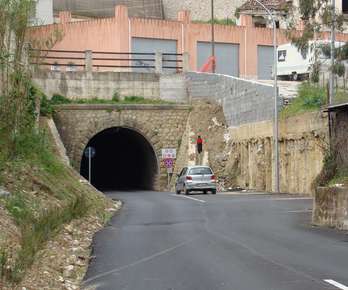 L'imbocco della galleria