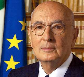 Il Presidente della Repubblica, Giorgio Napolitano