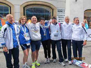 I monrealesi che hanno partecipato alla maratona di Praga