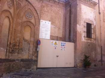 L'Arco degli Angeli chiuso per l'apertura del cantiere