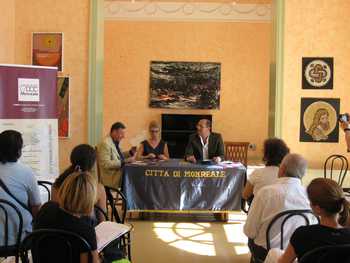 Un momento della conferenza stampa
