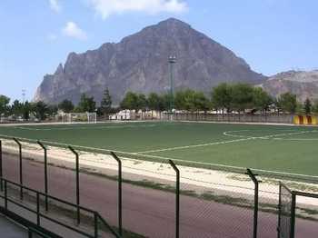 Lo stadio 'Cornino' di Custonaci