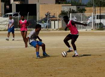 Saheed Jimoh in azione
