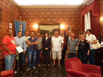 La protesta dei forestali in Sala Rossa