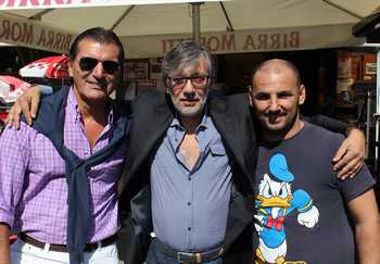 Il diesse Natale Picano, il presidente Pippo Rosano ed il neo allenatore, Pietro Tarantino