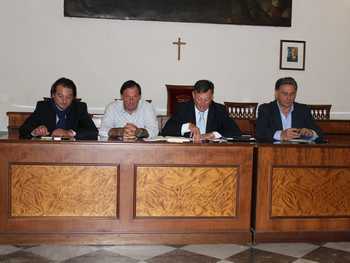 Un momento della conferenza stampa
