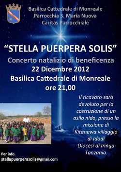 La locandina del concerto