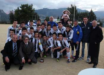 I Giovanissimi del Monreale dopo il trofeo Tenente Scuderi del dicembre scorso