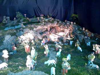 Il presepe della Confraternita del SS. Crocifisso inaugurato ieri