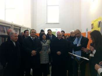 Un momento dell'inaugurazione