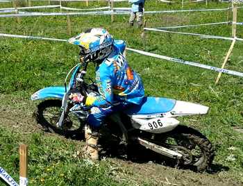 Matteo Modica in azione