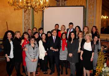 Foto di gruppo delle premiate