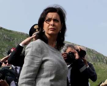 Il presidente della Camera, Laura Boldrini