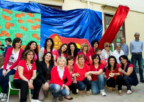Un gruppo di mamme del Collegio di Maria