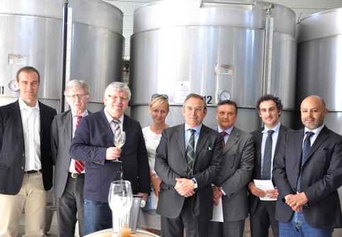 La delegazione tedesca in visita alla Centopassi
