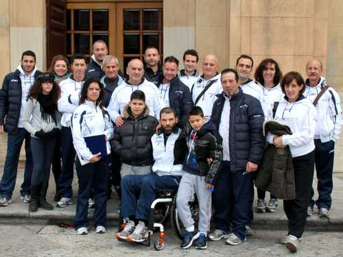 Foto di gruppo per la Marathon Monreale