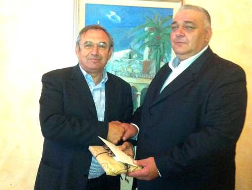 Il sindaco Filippo Di Matteo e Ciro Giangrande