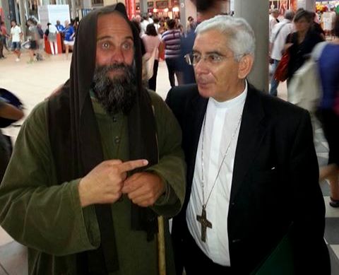 Monsignor Michele Pennisi e Biagio Conte
