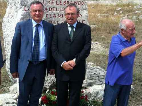 Il sindaco Di Matteo, con il viceministro dell'Interno Filippo Bubbico