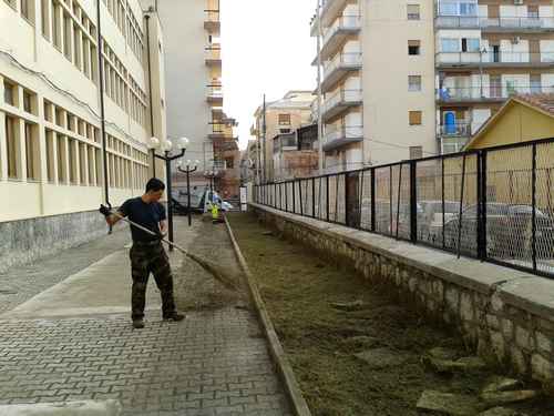 Operai dell'Ato al lavoro alla Novelli
