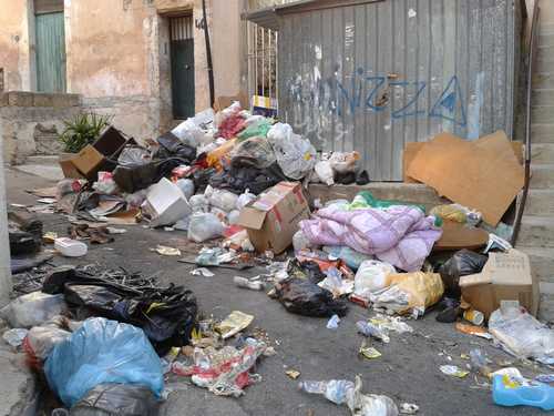 La strada era così fino a stamattina