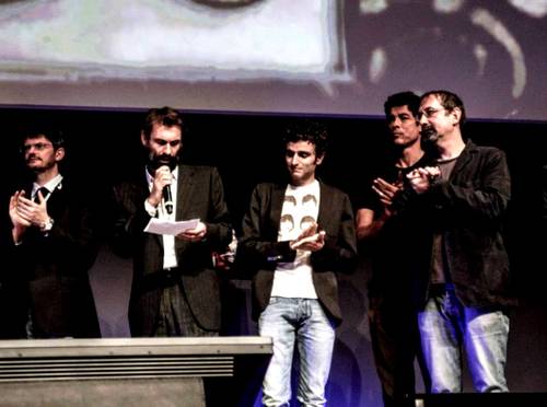 Giuseppe Tantillo durante la premiazione