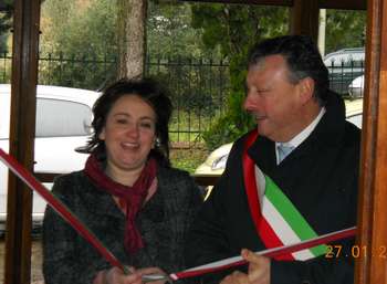 Il momento del taglio del nastro dello scorso 27 gennaio