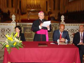 Un momento dell'inaugurazione
