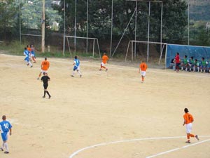 Alcune fasi di gioco della partita
